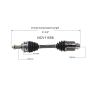 GSP NCV11558 Ford, Lincoln (3.5) CV Axle Assembly  - Front Right