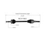 GSP NCV11903 00-02 Lincoln LS CV Axle Assembly  - Rear Left