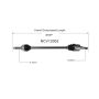 GSP NCV12002 04-06 Chrysler Pacifica CV Axle Assembly  - Rear Right