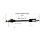 GSP NCV12007 Chrysler, Dodge (3.6, 5.7 - AWD/RWD) CV Axle Assembly  - Rear Right