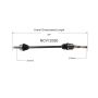 GSP NCV12020 Chrysler, Dodge, Plymouth CV Axle Assembly  - Front Right
