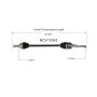 GSP NCV12042 Dodge, Plymouth CV Axle Assembly  - Front Right