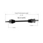 GSP NCV12070 Chrysler, Dodge (3.5, 5.7 - AWD) CV Axle Assembly  - Rear Left