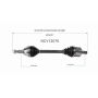 GSP NCV12076 Chrysler (FWD) CV Axle Assembly  - Front Right