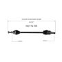 GSP NCV12108 09-19 Dodge Journey (3.5, 3.6) CV Axle Assembly  - Rear Right