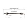 GSP NCV12524 Chrysler, Dodge, Plymouth CV Axle Assembly  - Front Right