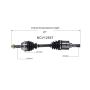 GSP NCV12557 Dodge, Plymouth CV Axle Assembly  - Front Left