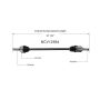 GSP NCV12564 01-05 Dodge Neon CV Axle Assembly  - Front Right