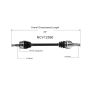 GSP NCV12590 Chrysler, Dodge (5.7 - AWD/RWD) CV Axle Assembly  - Rear Right
