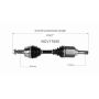 GSP NCV17000 Buick, Chevrolet (2.0, 2.4) CV Axle Assembly  - Front Right