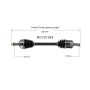 GSP NCV21024 07-08 Acura TL (3.2, 3.5) CV Axle Assembly  - Front Left
