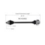 GSP NCV23002 Audi CV Axle Assembly  - Front Right