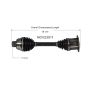 GSP NCV23011 Audi (2.0) CV Axle Assembly  - Front