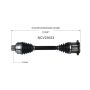 GSP NCV23023 Audi CV Axle Assembly  - Front