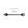 GSP NCV23035 04-10 Audi A8 Quattro (4.2) CV Axle Assembly  - Rear