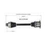 GSP NCV23039 15-21 Porsche Macan CV Axle Assembly  - Front