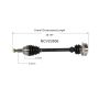 GSP NCV23506 Audi (Sedan) CV Axle Assembly  - Front Right