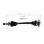 GSP NCV23575 Audi, Volkswagen (1.8, 2.0, 2.8, 3.0, 4.0) CV Axle Assembly