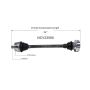 GSP NCV23580 Audi, Volkswagen (1.8) CV Axle Assembly  - Front Right