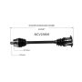GSP NCV23606 01-05 Audi Allroad Quattro (2.7) CV Axle Assembly  - Front Right