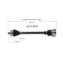 GSP NCV23626 00-04 Audi A6 Quattro (2.7, 3.0, 4.2) CV Axle Assembly  - Rear