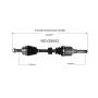 GSP NCV25002 Buick, Chevrolet (1.4 - AWD/FWD) CV Axle Assembly  - Front Left