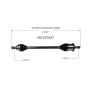 GSP NCV27027 BMW (2.0) CV Axle Assembly  - Rear Right
