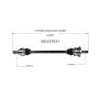 GSP NCV27031 BMW (Convertible/Coupe/Sedan/Wagon) CV Axle Assembly  - Rear Right
