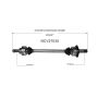GSP NCV27035 BMW (Sedan) CV Axle Assembly