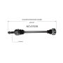 GSP NCV27038 07-10 Audi Q7 (3.0, 3.6, 4.2) CV Axle Assembly  - Rear