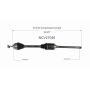 GSP NCV27046 BMW CV Axle Assembly  - Front Right