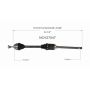 GSP NCV27047 BMW CV Axle Assembly  - Front Right
