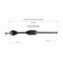 GSP NCV27049 12-15 BMW X1 (2.0, 3.0) CV Axle Assembly  - Front Right