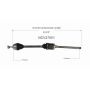 GSP NCV27051 BMW CV Axle Assembly  - Front Right