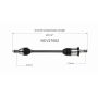 GSP NCV27062 BMW (Coupe) CV Axle Assembly  - Rear Left