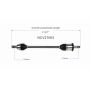 GSP NCV27063 BMW (Coupe) CV Axle Assembly  - Rear Right