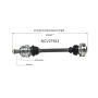GSP NCV27503 95-99 BMW M3 CV Axle Assembly  - Rear