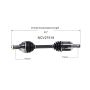 GSP NCV27518 2000 BMW X5 CV Axle Assembly  - Front Left