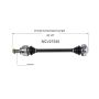 GSP NCV27520 00-06 BMW X5 CV Axle Assembly  - Rear