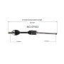 GSP NCV27523 BMW CV Axle Assembly  - Front Right