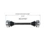 GSP NCV27527 BMW CV Axle Assembly  - Rear