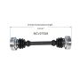 GSP NCV27528 BMW CV Axle Assembly  - Rear