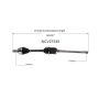 GSP NCV27530 04-10 BMW X3 CV Axle Assembly  - Front Right