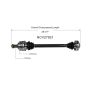 GSP NCV27921 BMW CV Axle Assembly  - Rear Right
