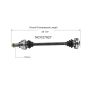 GSP NCV27927 BMW CV Axle Assembly  - Rear