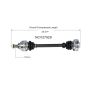 GSP NCV27929 97-03 BMW 540i CV Axle Assembly  - Rear