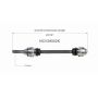 GSP NCV28002K BMW CV Axle Assembly  - Rear Right
