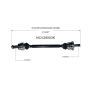 GSP NCV28003K BMW CV Axle Assembly  - Rear
