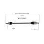 GSP NCV33010 Geo, Isuzu CV Axle Assembly  - Front Right