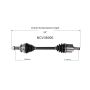 GSP NCV36000 07-10 Acura CSX Type-S CV Axle Assembly  - Front Left